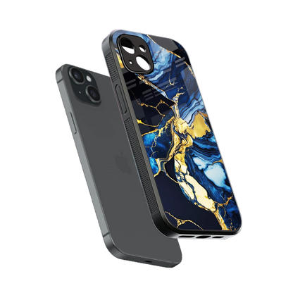 Shadowed Glow sleek iphone 14 plus cover with tempered glass back and TPU edges
