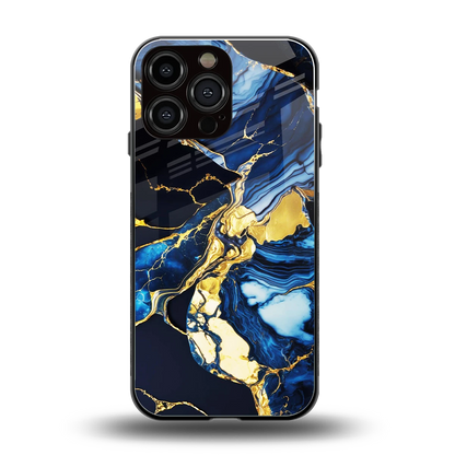 Shadowed Glow back phone cover | glass case for iphone 15 pro max