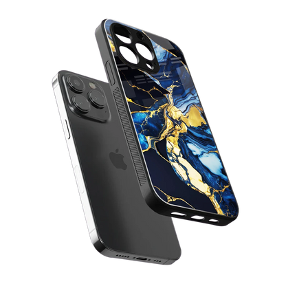 Shadowed Glow sleek iphone 15 pro max cover with tempered glass back and TPU edges