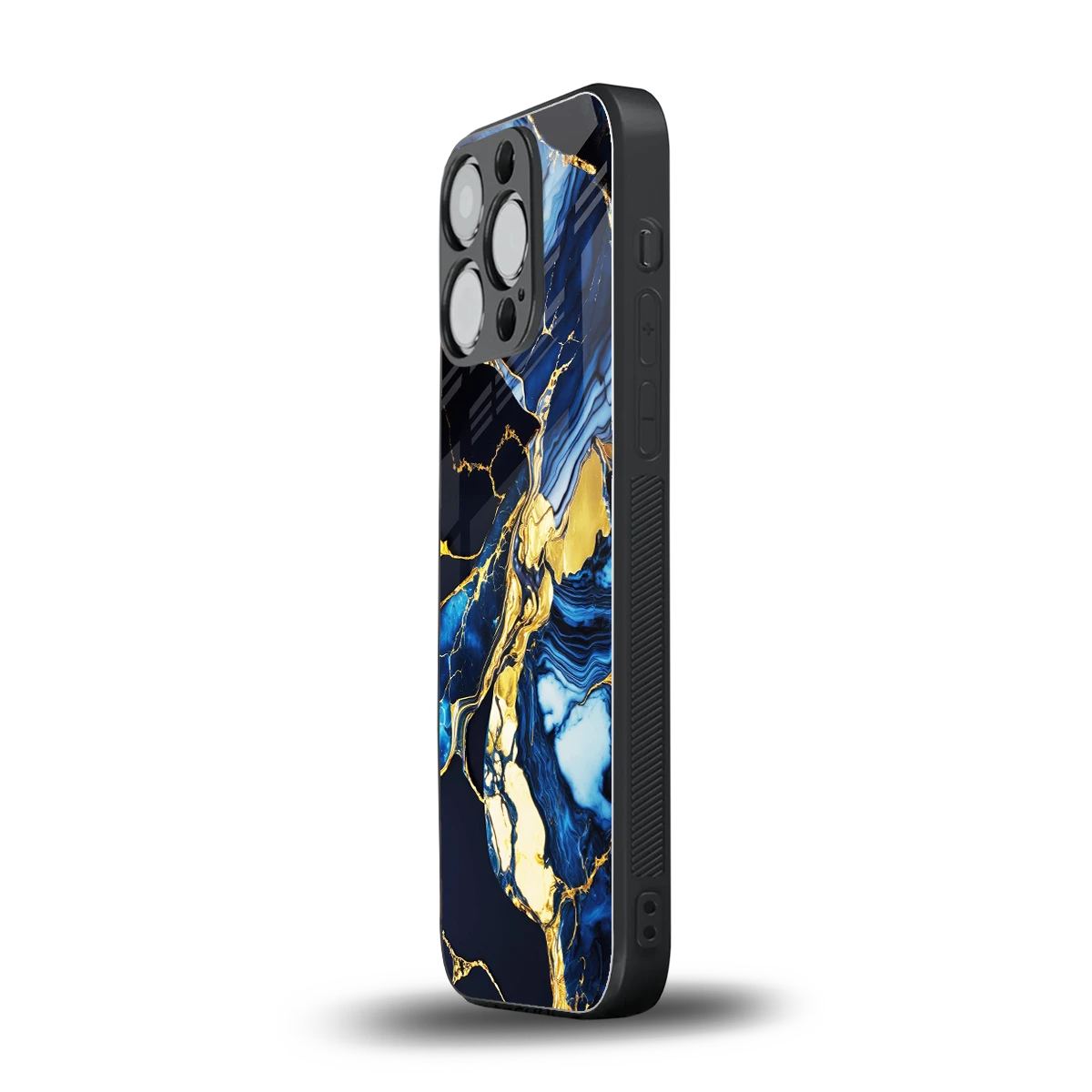 Shadowed Glow iphone 15 pro mobile cover | shockproof glass phone case