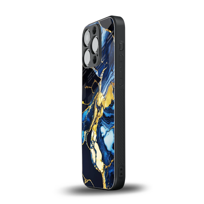 Shadowed Glow iphone 15 pro mobile cover | shockproof glass phone case