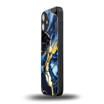 Shadowed Glow iphone 16 plus mobile cover | shockproof glass phone case