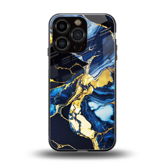 Shadowed Glow back phone cover | glass case for iphone 16 pro