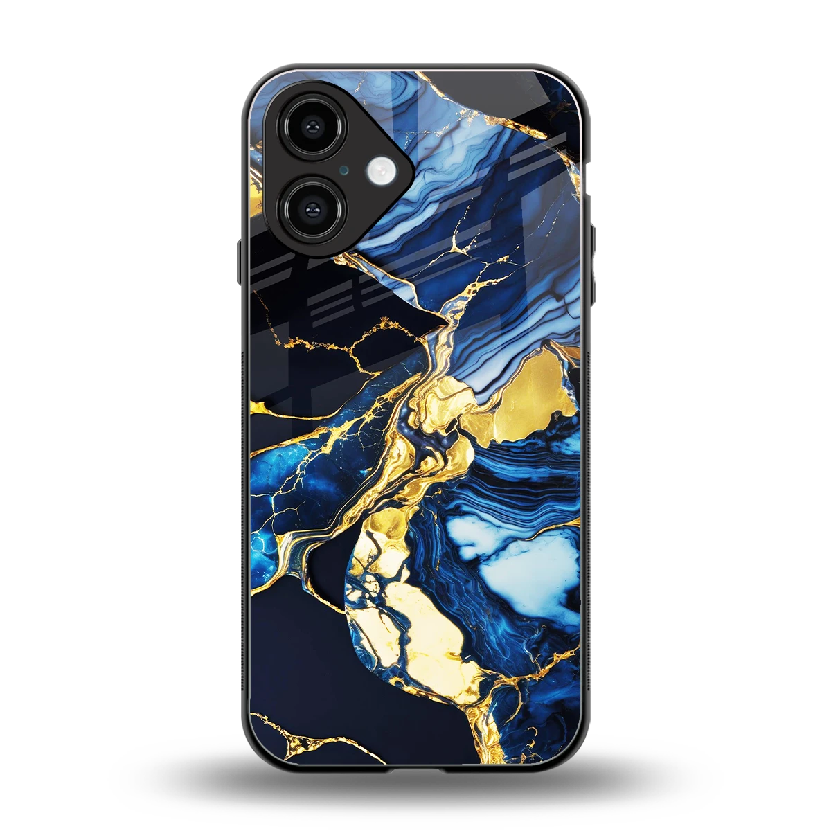 Shadowed Glow back phone cover | glass case for iphone 16