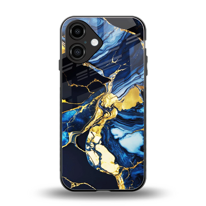 Shadowed Glow back phone cover | glass case for iphone 16