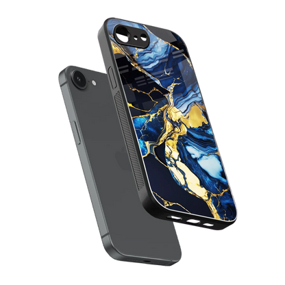 Shadowed Glow sleek iphone 16e cover with tempered glass back and TPU edges