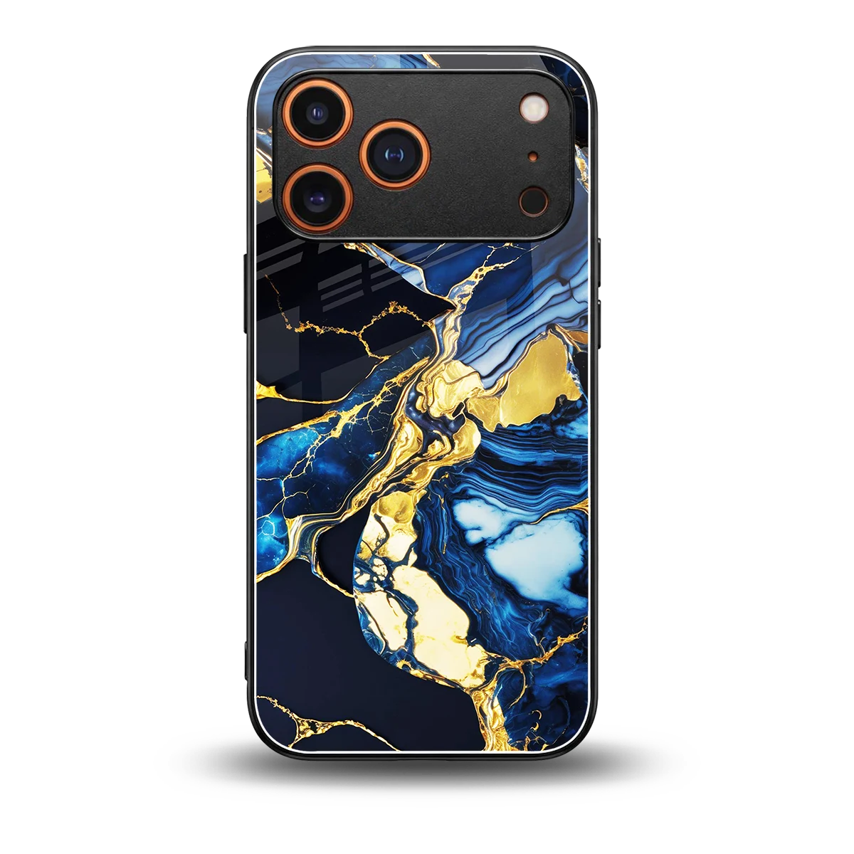 Shadowed Glow back phone cover | glass case for iphone 17 pro