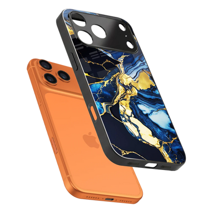 Shadowed Glow sleek iphone 17 pro max cover with tempered glass back and TPU edges