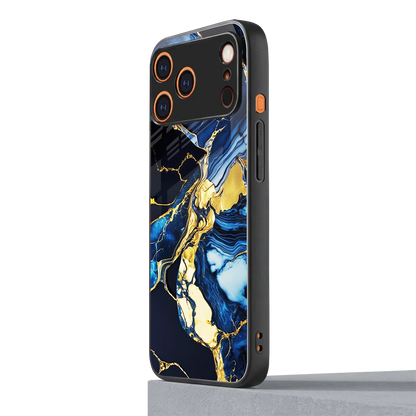 Shadowed Glow iphone 17 pro mobile cover | shockproof glass phone case