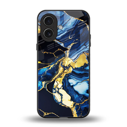 Shadowed Glow back phone cover | glass case for iphone 17