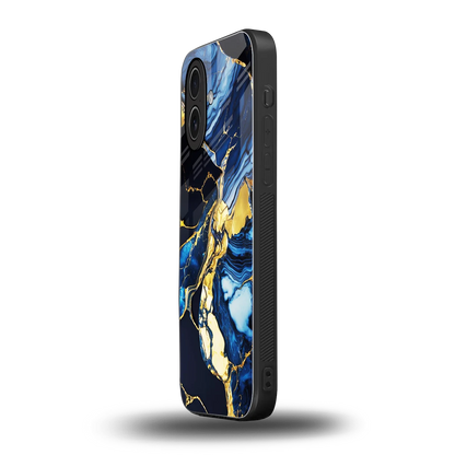 Shadowed Glow iphone 17 mobile cover | shockproof glass phone case