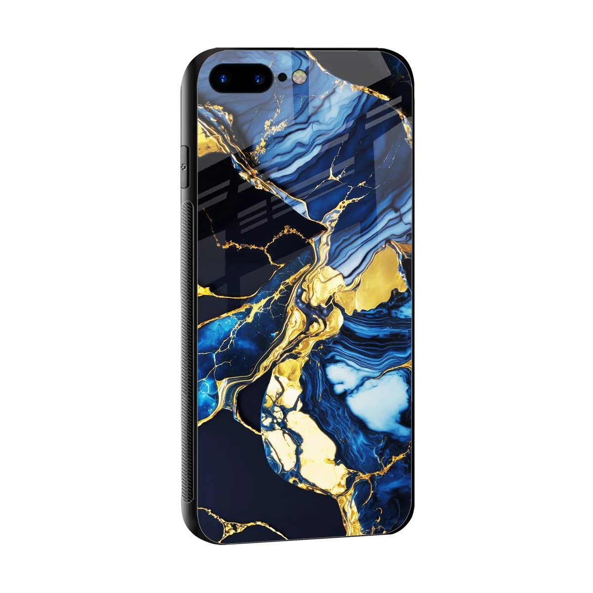 Shadowed Glow sleek iphone 8 plus cover with tempered glass back and TPU edges
