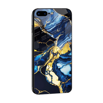 Shadowed Glow sleek iphone 8 plus cover with tempered glass back and TPU edges