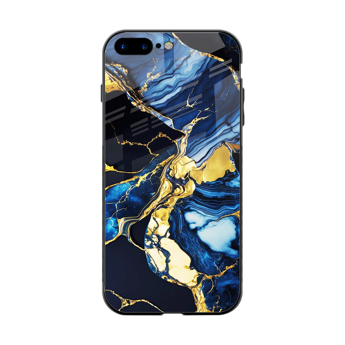 Shadowed Glow back phone cover | glass case for iphone 8 plus
