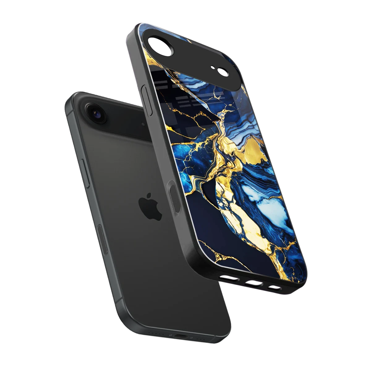 Shadowed Glow sleek iphone air cover with tempered glass back and TPU edges
