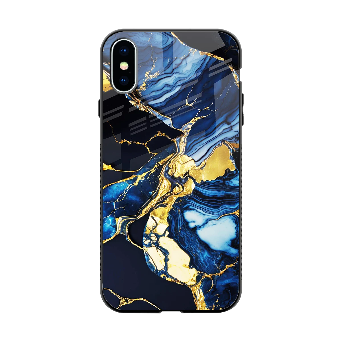 Shadowed Glow back phone cover | glass case for iphone xs