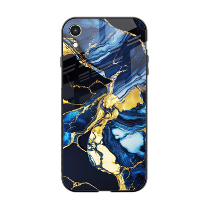 Shadowed Glow back phone cover | glass case for iphone xr