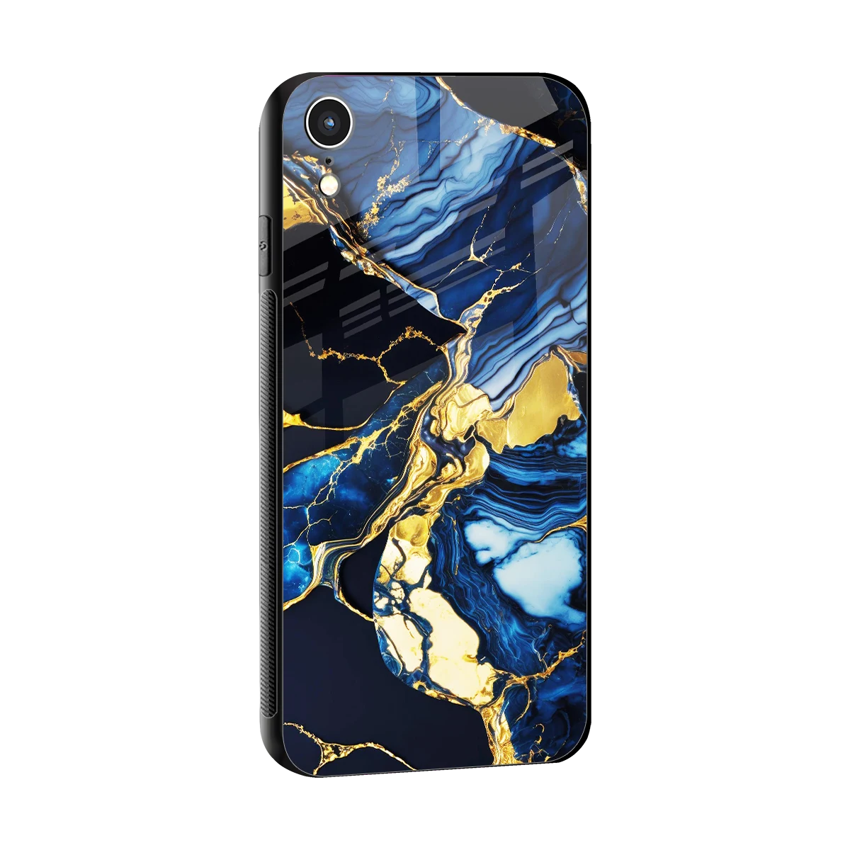 Shadowed Glow sleek iphone xr cover with tempered glass back and TPU edges