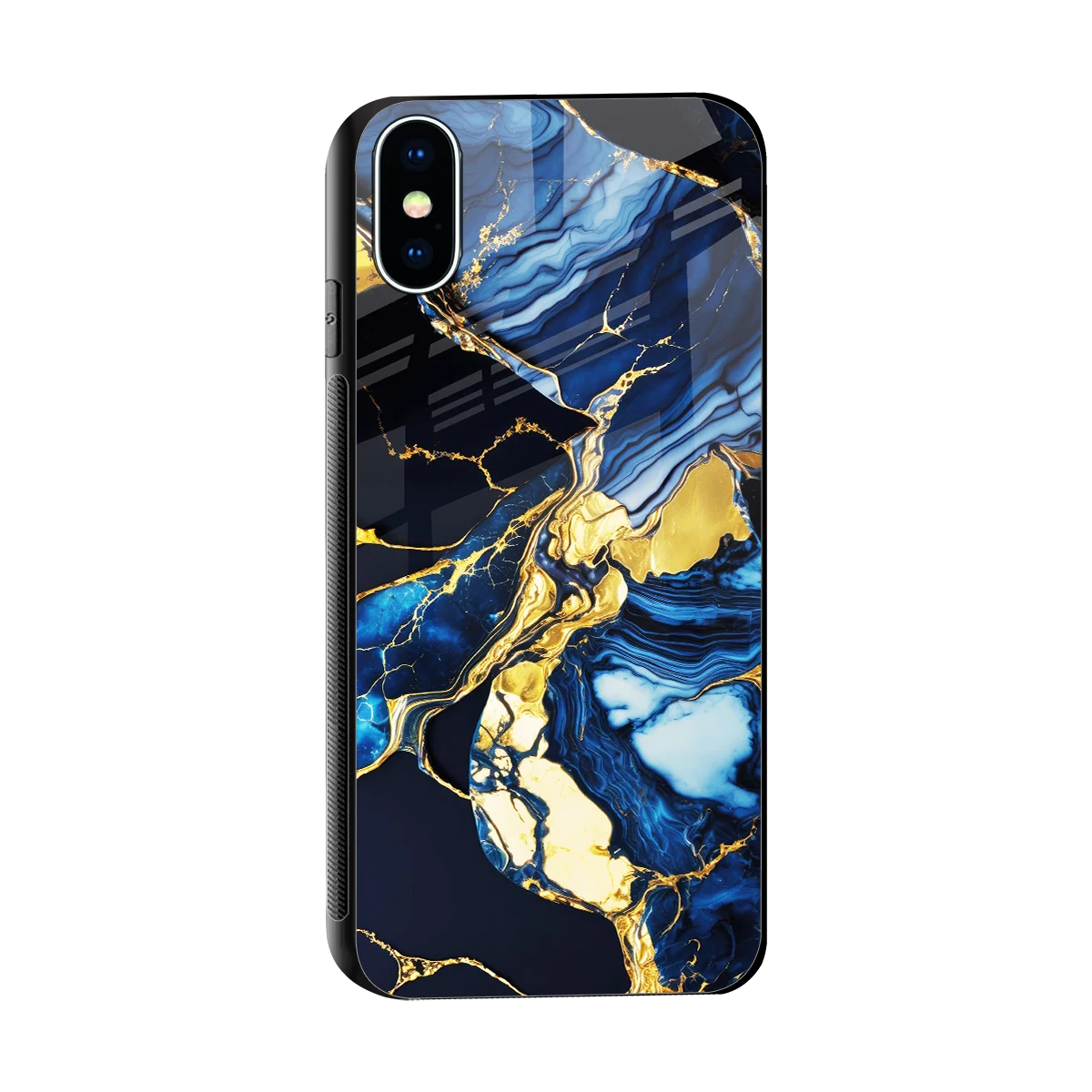 Shadowed Glow sleek iphone xs cover with tempered glass back and TPU edges
