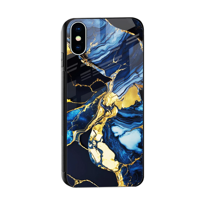 Shadowed Glow sleek iphone xs cover with tempered glass back and TPU edges