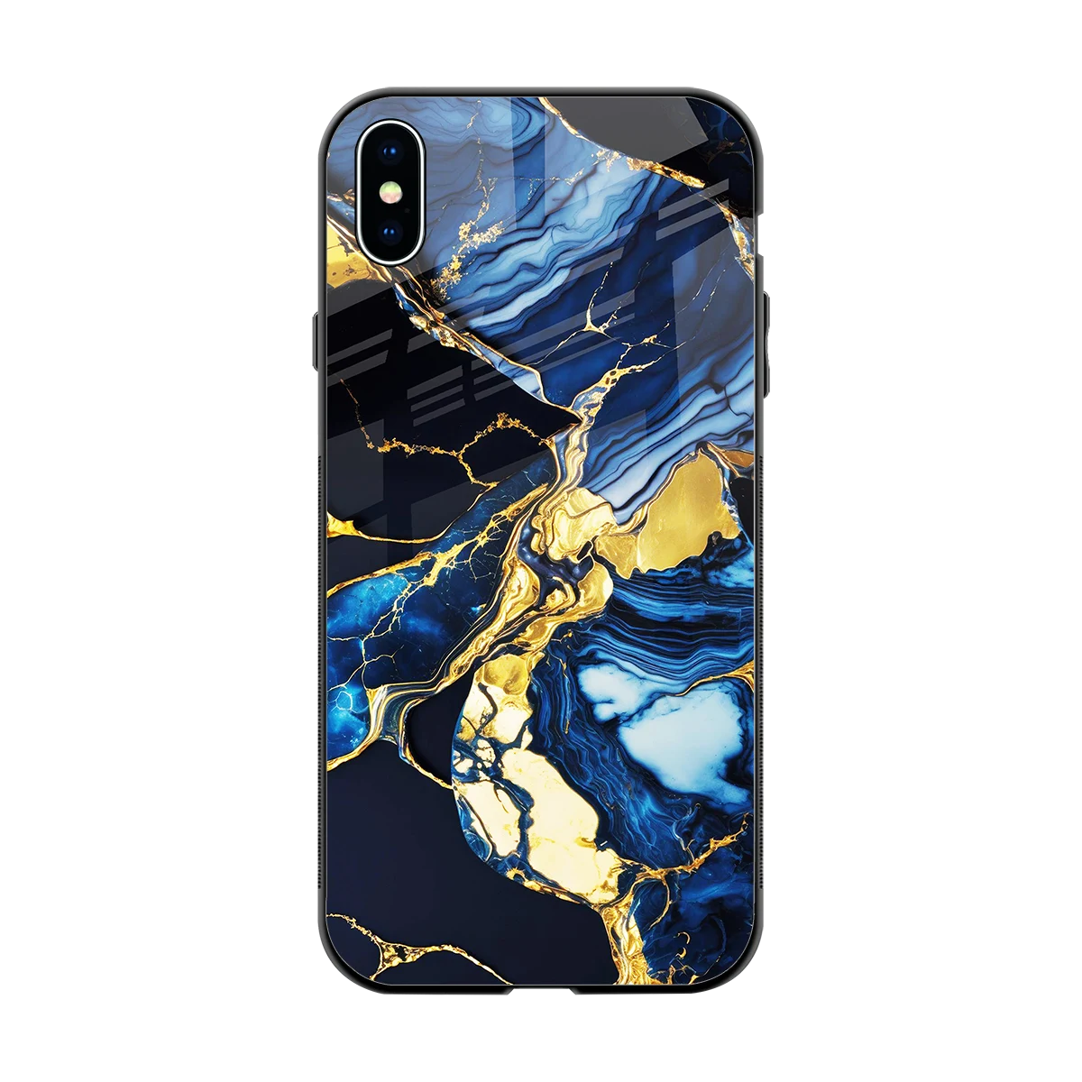 Shadowed Glow back phone cover | glass case for iphone xs max