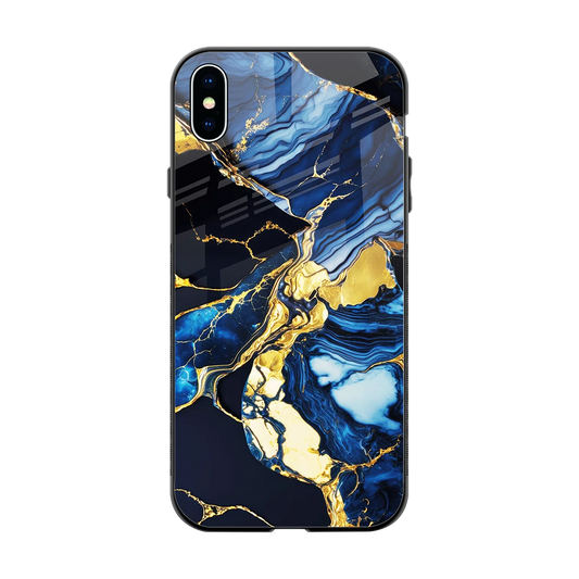 Shadowed Glow back phone cover | glass case for iphone xs max
