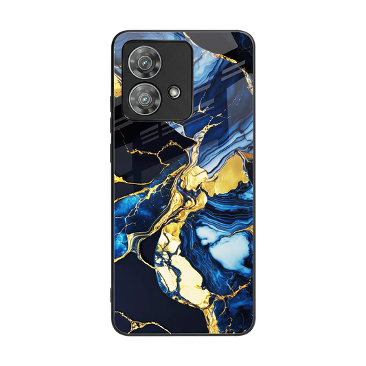 Shadowed Glow back phone cover | glass case for motorola edge 40 neo 5g