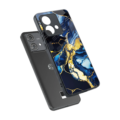 Shadowed Glow sleek motorola edge 40 neo 5g cover with tempered glass back and TPU edges