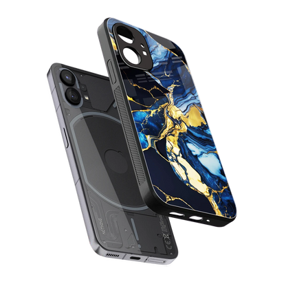 Shadowed Glow sleek nothing phone 1 cover with tempered glass back and TPU edges