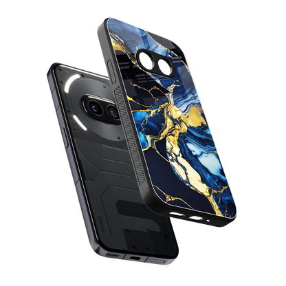 Shadowed Glow sleek nothing phone 2a cover with tempered glass back and TPU edges