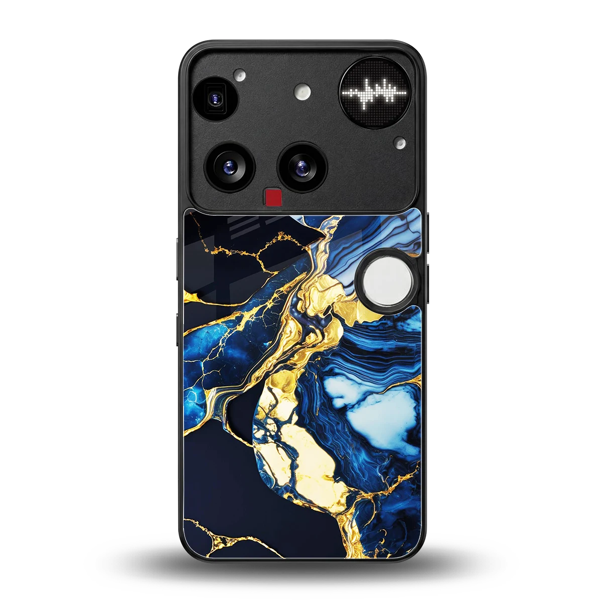 Shadowed Glow back phone cover | glass case for nothing phone 3