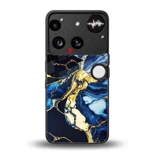 Shadowed Glow back phone cover | glass case for nothing phone 3