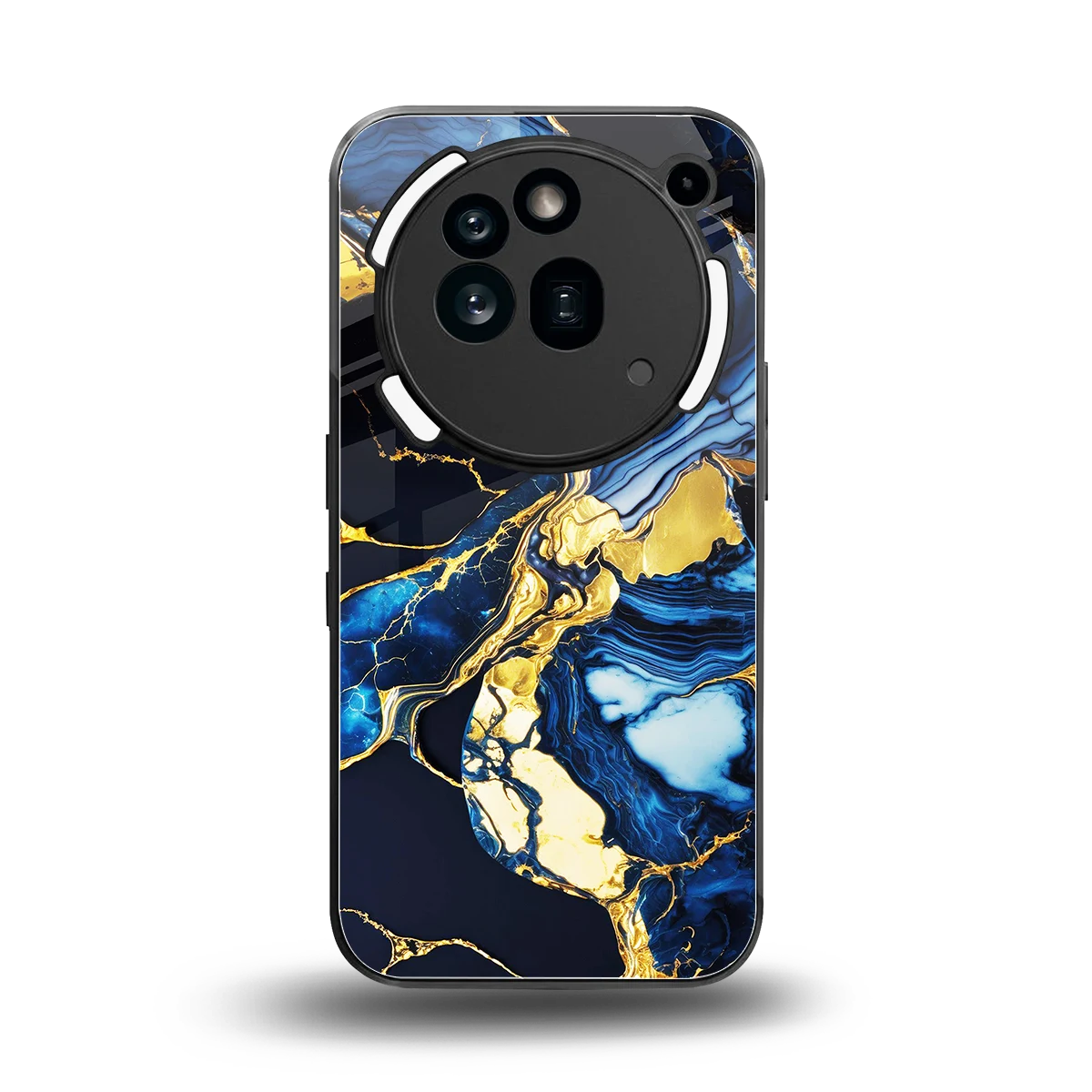 Shadowed Glow back phone cover | glass case for nothing phone 3a pro