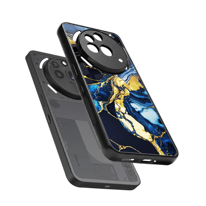 Shadowed Glow sleek nothing phone 3a pro cover with tempered glass back and TPU edges