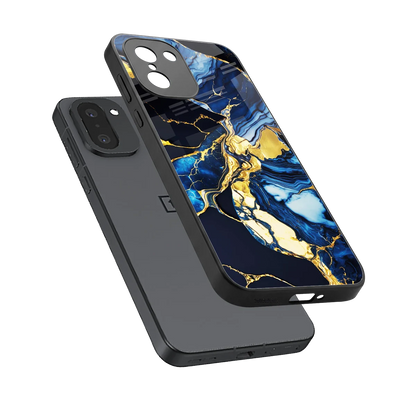 Shadowed Glow sleek oneplus 15r cover with tempered glass back and TPU edges