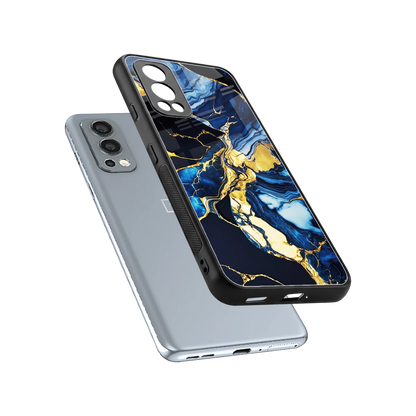 Shadowed Glow sleek oneplus nord 2 cover with tempered glass back and TPU edges