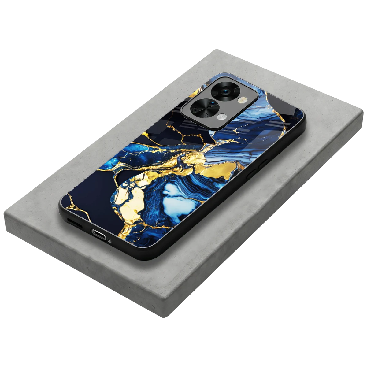 Shadowed Glow stylish phone case for oneplus nord 2t | glossy glass and slim fit