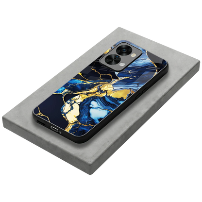 Shadowed Glow stylish phone case for oneplus nord 2t | glossy glass and slim fit