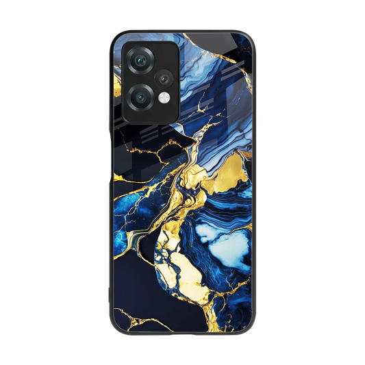 Shadowed Glow back phone cover | glass case for oneplus nord ce 2 lite
