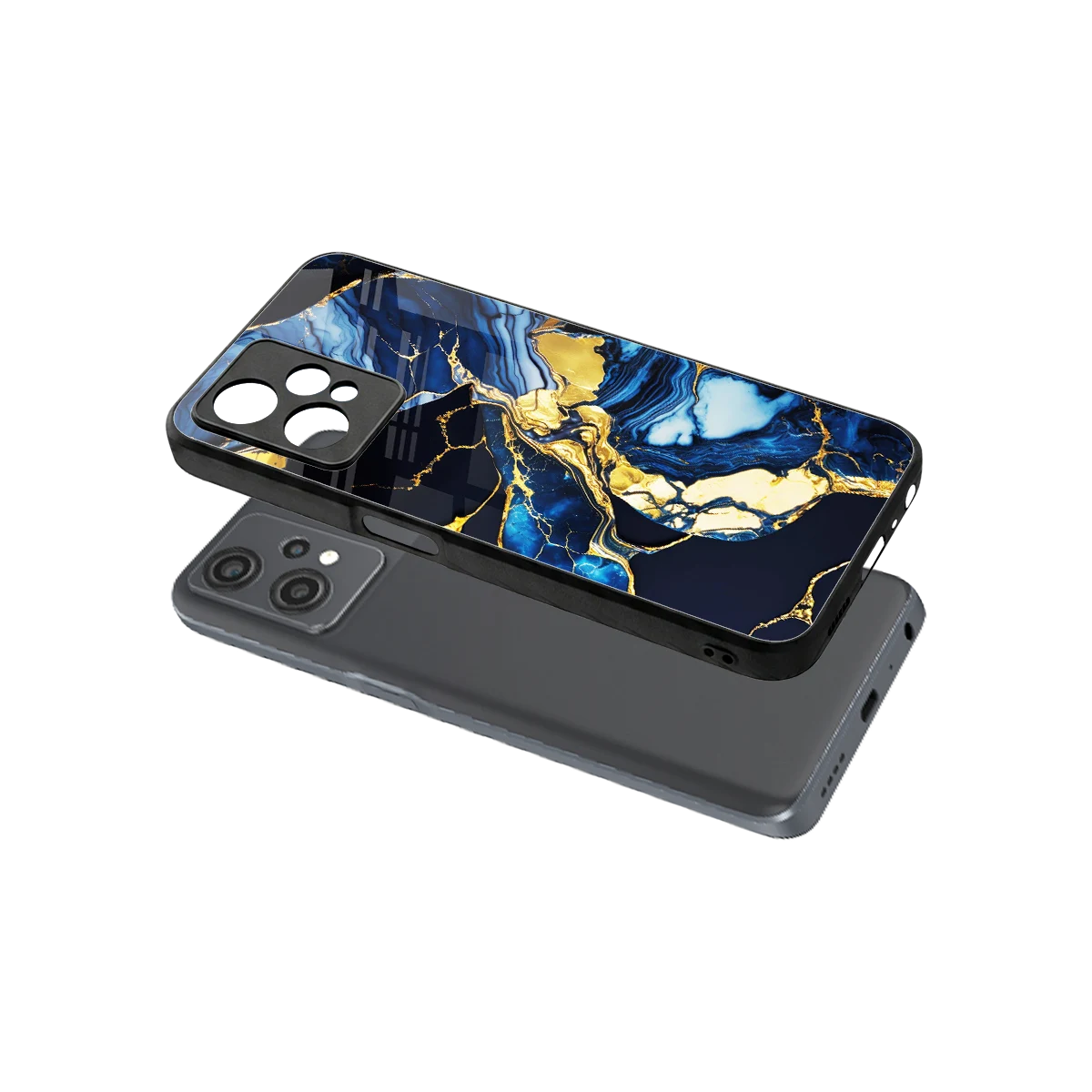 Shadowed Glow sleek oneplus nord ce 2 lite cover with tempered glass back and TPU edges