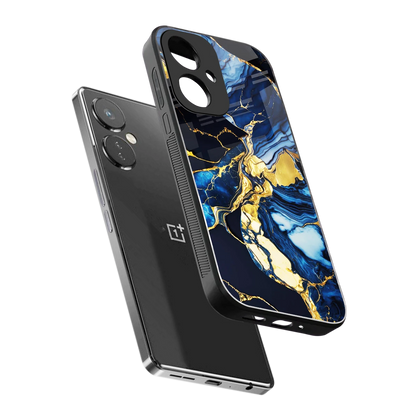Shadowed Glow sleek oneplus nord ce 3 cover with tempered glass back and TPU edges