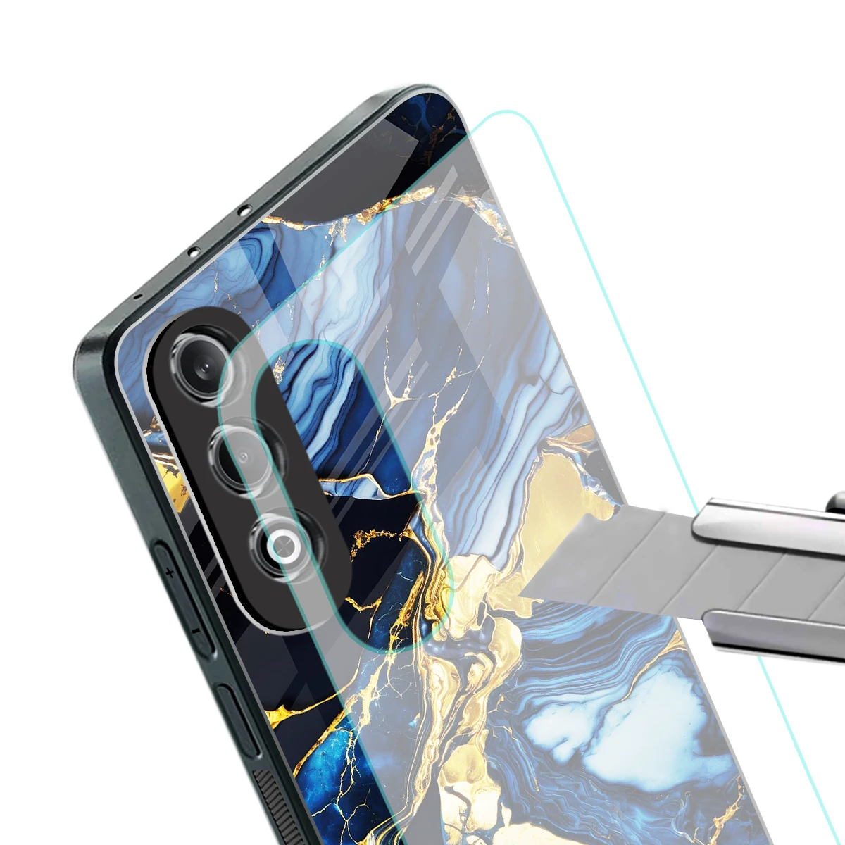 Shadowed Glow stylish phone case for oneplus nord ce 4 | glossy glass and slim fit