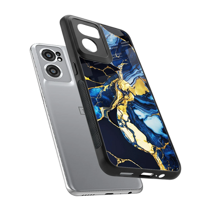 Shadowed Glow sleek oneplus nord ce 2 cover with tempered glass back and TPU edges