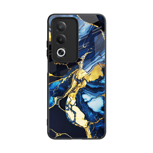 Shadowed Glow back phone cover | glass case for oppo a3 pro