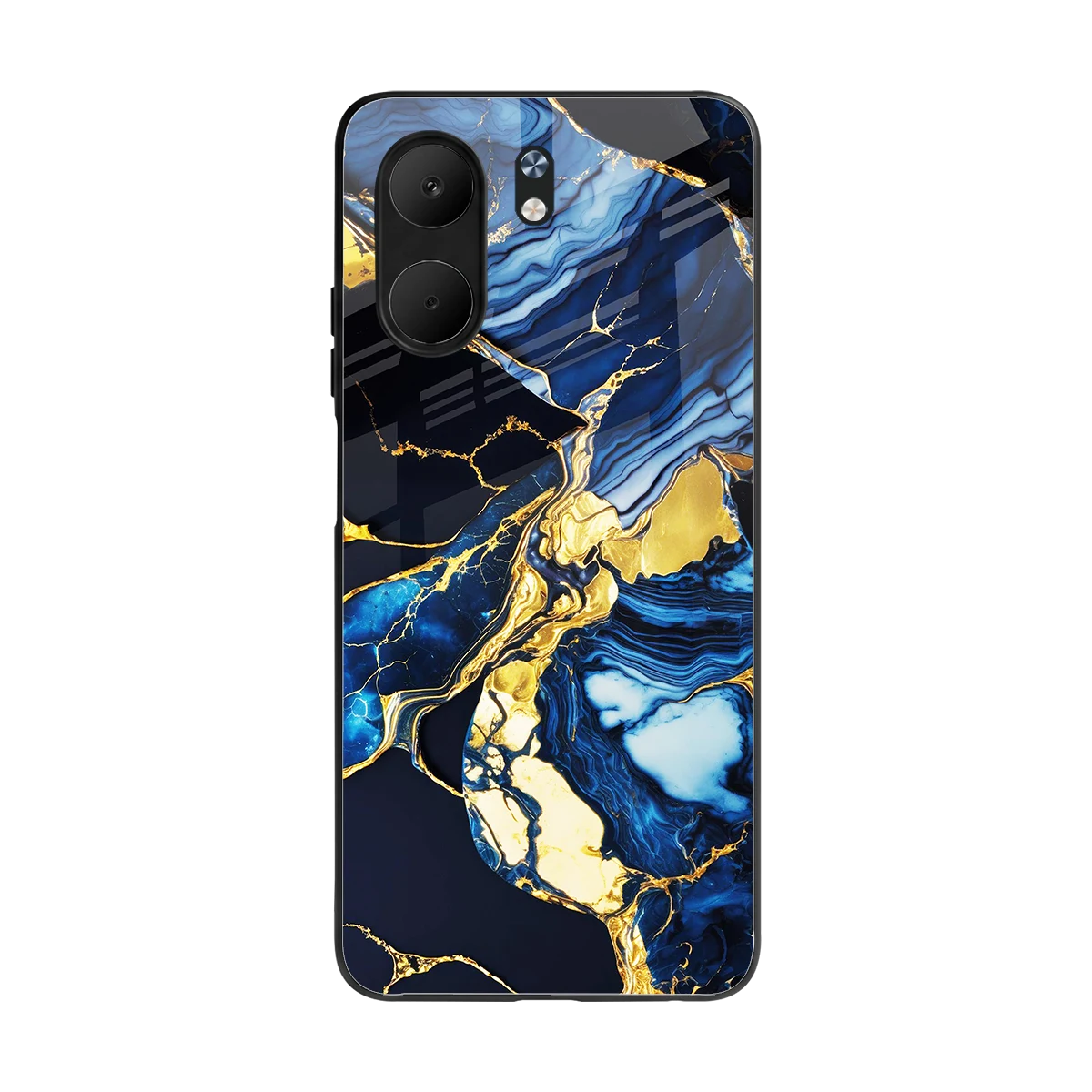 Shadowed Glow back phone cover | glass case for oppo a5x 5g