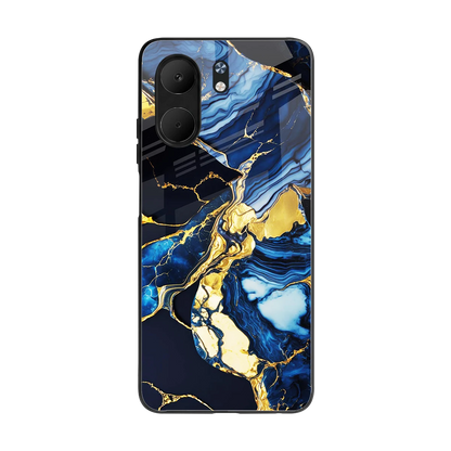 Shadowed Glow back phone cover | glass case for oppo a5x 5g