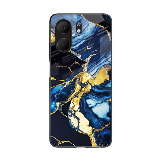 Shadowed Glow back phone cover | glass case for oppo a5x 5g