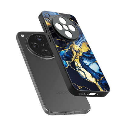 Shadowed Glow sleek oppo find x8 cover with tempered glass back and TPU edges