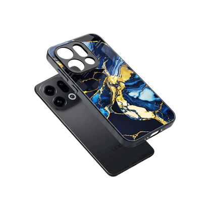 Shadowed Glow sleek oppo find x9 cover with tempered glass back and TPU edges