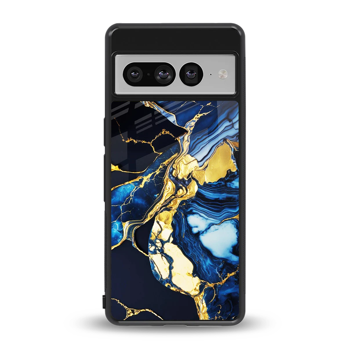 Shadowed Glow back phone cover | glass case for google pixel 7 pro